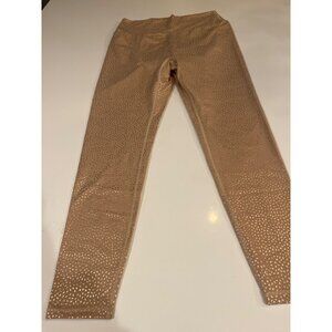 Buffbunny Collection Gold Leopard Print Leggings